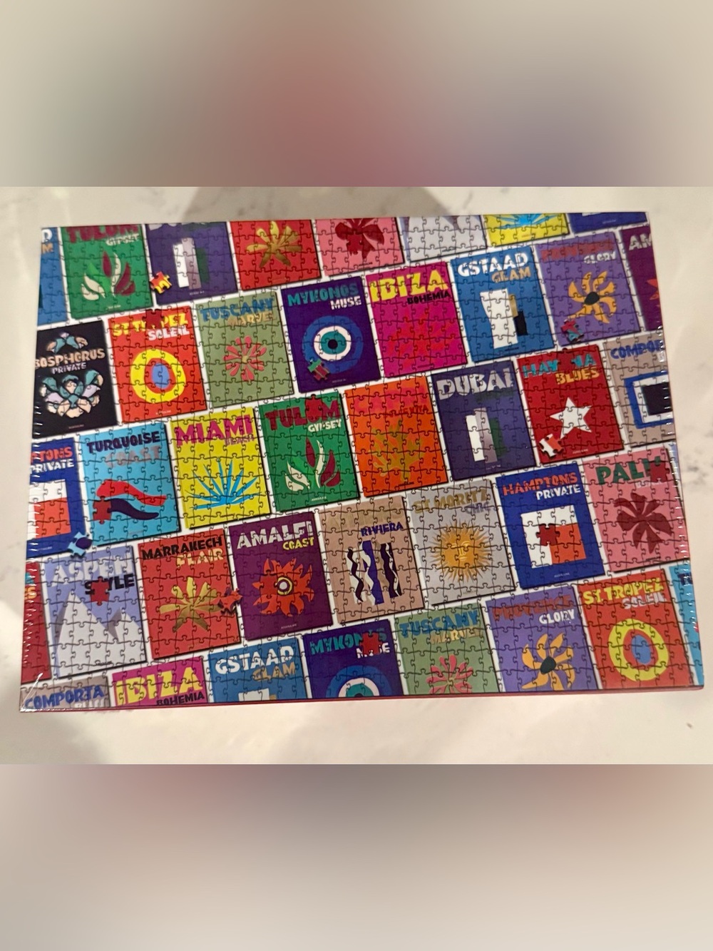 Assouline Travel From Home Series 1000 Piece Puzzle